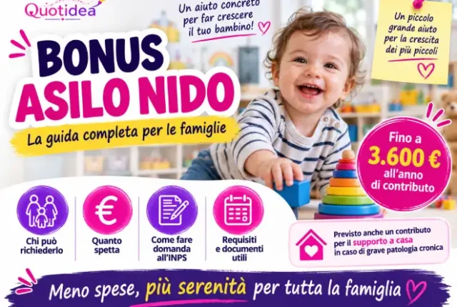 Bonus asilo nido 2026, guida per le famiglie su requisiti, importi e domanda INPS
