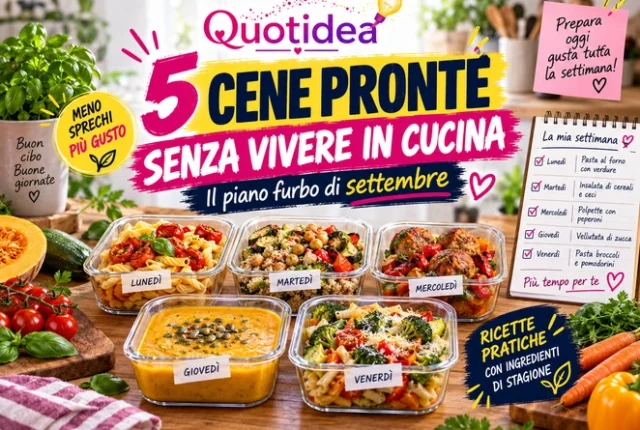 article-2322 - Cinque cene pronte senza vivere in cucina