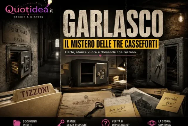 Garlasco e il mistero delle tre casseforti, documenti e faldone Tizzoni
