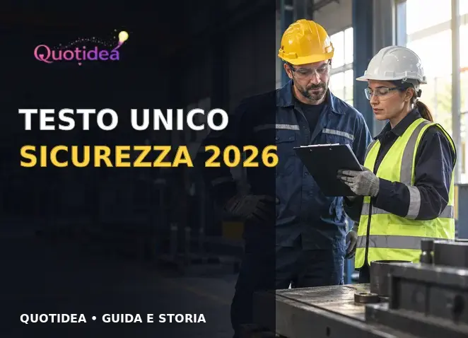 article-2586 - Testo Unico sicurezza aggiornato a ottobre 2026: cosa controllare davvero